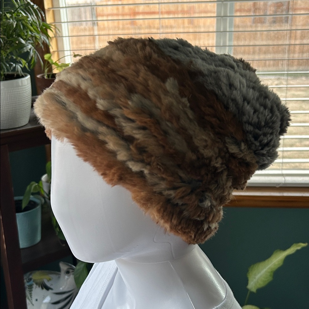 Genuine Fur Multicolor Hat
